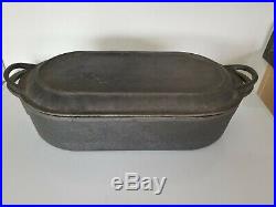 Vintage! SPORTSMAN Cover Griddle #3060 Cast Iron DEEP FISH FRYER (Made in USA)