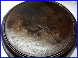 Vintage Unmarked #14 Cast Iron Skillet 14.75 Early BSR Or Atlanta Stove Works