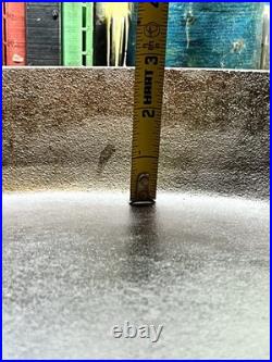 Vintage Unmarked 15.25 Cast Iron Skillet 14.2 Lbs. Inset Heat Ring