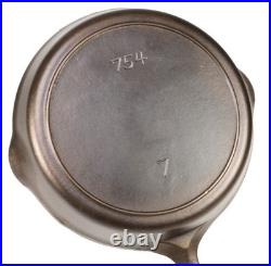 Vintage Unmarked Griswold's Victor No 7 (754) Cast Iron Skillet Ex Restored Cond