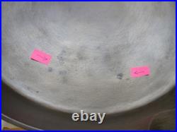 Vintage Unmarked Lodge #14 3-Notch Cast Iron Skillet +Heat Ring -Clean +Seasoned