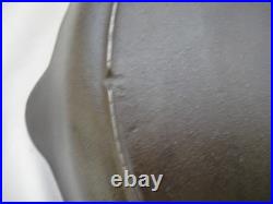 Vintage Unmarked Lodge #14 3-Notch Cast Iron Skillet +Heat Ring -Clean +Seasoned