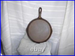Vintage Unmarked Lodge Cast Iron Hinged Combo Cooker 8-FS NO SPIN NO WOBBLE/