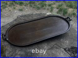 Vintage Unmarked No. 8 Cast Iron Long Griddle/ Sad Iron Griddle VY Vinny