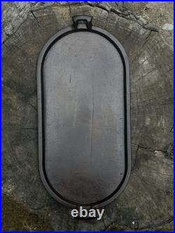 Vintage Unmarked No. 8 Cast Iron Long Griddle/ Sad Iron Griddle VY Vinny
