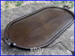 Vintage Unmarked No. 8 Cast Iron Long Griddle/ Sad Iron Griddle VY Vinny