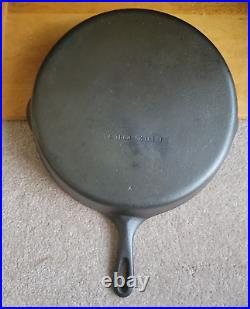 Vintage Unmarked Wagner #12 Cast Iron Skillet Fully Restored