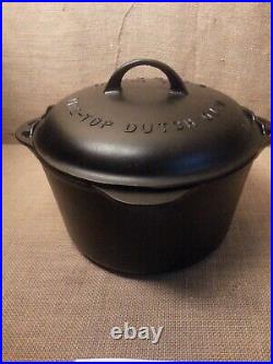 Vintage Very Scarce Griswold #8 DEEP Cast Iron Dutch Oven P/N #1298