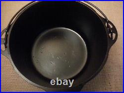 Vintage Very Scarce Griswold #8 DEEP Cast Iron Dutch Oven P/N #1298