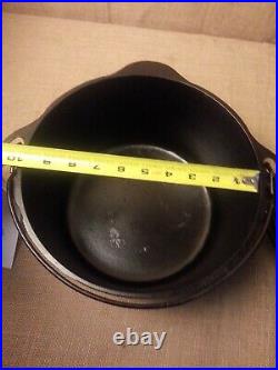 Vintage Very Scarce Griswold #8 DEEP Cast Iron Dutch Oven P/N #1298