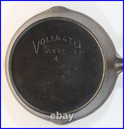 Vintage Vollrath Ware No 4 Cast Iron Skillet With Heat Ring