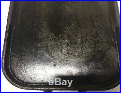 Vintage WAGNER One Line Logo Wagner Cast Iron #8 Rectangle Griddle Pre-1914