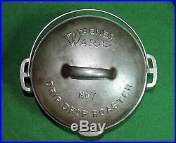 Vintage WAGNER WARE No. 7 DRIP DROP ROASTER EXCELLENT CLEAN CONDITION