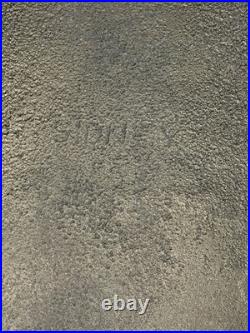 Vintage Wagner Cast Iron Griddle No. 8 Sidney Double Handle Flat Top Pan