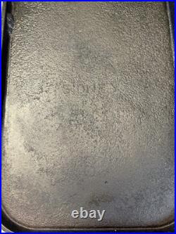 Vintage Wagner Cast Iron Griddle No. 8 Sidney Double Handle Flat Top Pan