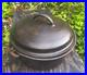 Vintage Wagner Drip Drop Baster Black Cast Iron. Roaster Pot 1268, Lid 1268 B