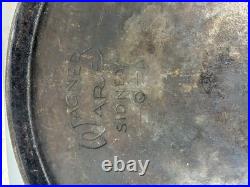 Vintage Wagner Ware #10 Cast Iron Griddle 12 Sidney O. Good Cooking Surface