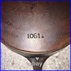 Vintage Wagner Ware #11 Cast Iron Skillet 12.5 Sidney O USA Pattern 1061A
