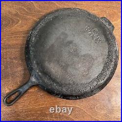 Vintage Wagner Ware 11 Cast Iron Skillet Griddle Made In The USA