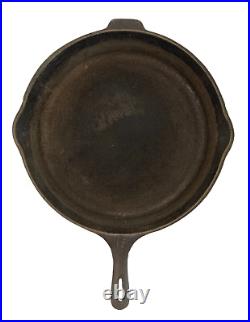 Vintage Wagner Ware #12 Cast Iron Skillet 13 1/2 Double Spout