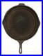 Vintage Wagner Ware #12 Cast Iron Skillet 13 1/2 Double Spout