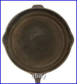 Vintage Wagner Ware #12 Cast Iron Skillet 13 1/2 Double Spout