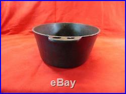 Vintage Wagner Ware #5 Cast Iron Cookware Drip Drop Oval Dutch Oven Roaster 1285
