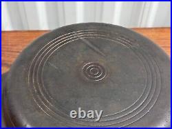 Vintage Wagner Ware Cast Iron 1402 Double Skillet, Deep Chicken Fryer Hinged Lid