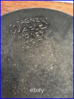 Vintage Wagner Ware Cast Iron 1402 Double Skillet, Deep Chicken Fryer Hinged Lid