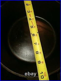 Vintage Wagner Ware Cast Iron Roaster Dutch Oven Pot 1268 C with o'brien Lid