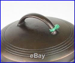 Vintage Wagner Ware No 6 (1266) Cast Iron Dutch Oven Hard to Find Size Restored