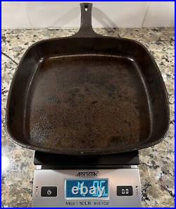 Vintage Wagner Ware Sidney -0- Square Cast Iron Skillet, 1218 B, 1922-1935