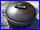 Vintage Wagner Ware Sidney Cast Iron Dutch Oven 10 Seasoned with Lid 1268