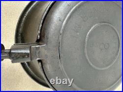 Vintage Wagner Ware Sidney No 8 Cast Iron Waffle Maker With High Base 1910 READ