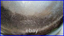 Vintage Wagner Ware Sidney O #10 Cast Iron Skillet 1060A 12 Lays Flat