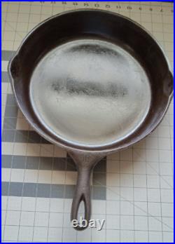 Vintage Wagner Ware Sidney O #10 Cast Iron Skillet 1060A 12 Lays Flat