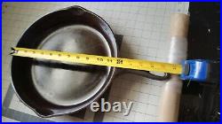 Vintage Wagner Ware Sidney O #10 Cast Iron Skillet 1060A 12 Lays Flat