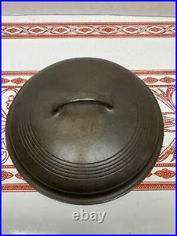 Vintage Wagner Ware Sidney -O- Cast Iron Cover Lid 1258