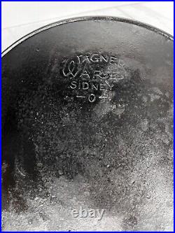 Vintage Wagner Ware Sidney -O- No. 10B Cast Iron Skillet Heat Ring