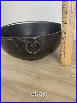 Vintage Wagner Ware Sidney O No. 3 Cast Iron Scotch Bowl Stew Pot