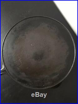 Vintage Wapak No. 10 Cast Iron Skillet With Heat Ring