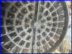 Vintage cast iron W. Resor & CO. Waffle Maker Cincinnati Ohio 7 from the 1880s