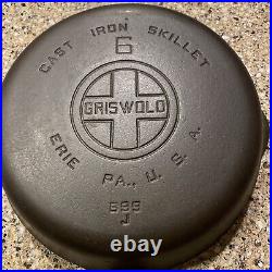 Vintage griswold #6/699J Cast Iron Skillet Look