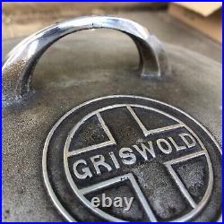 Vintage griswold cast iron dutch oven 8. 1278 With 1288 Lid, Self Basting