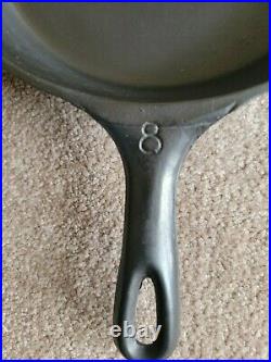 Vollrath #8 Side Score Cast Iron Skillet withHeat Ring Fully Restored