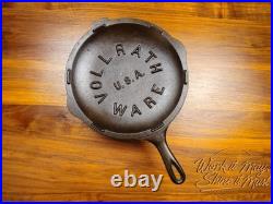 Vollrath #8 Vintage Restored Cast Iron Chicken Fryer Skillet with Marked Lid