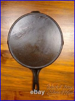 Vollrath #8 Vintage Restored Cast Iron Chicken Fryer Skillet with Marked Lid