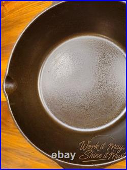 Vollrath #8 Vintage Restored Cast Iron Chicken Fryer Skillet with Marked Lid