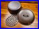 Vollrath #8 Vintage Restored Cast Iron Dutch Oven 3-Piece (Base, Trivet, Lid)