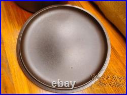 Vollrath #8 Vintage Restored Cast Iron Dutch Oven 3-Piece (Base, Trivet, Lid)